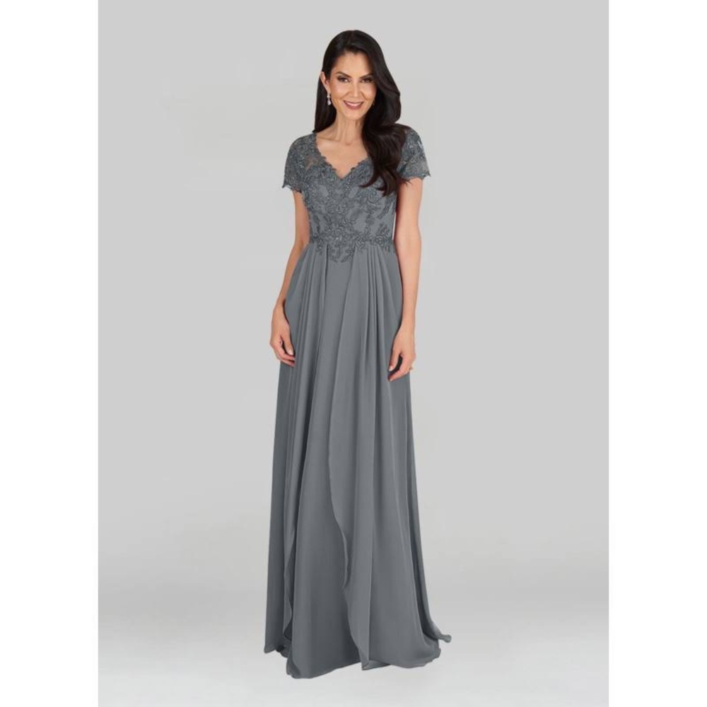 Mother of the bride dress NWT dolphin grey